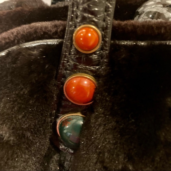 Louis Vuitton Limited Edition Black Quilted Monogram Mink Demi Lune Satchel - Picture 13 of 16